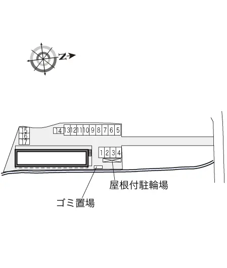 ★手数料０円★たつの市龍野町堂本　月極駐車場（LP）